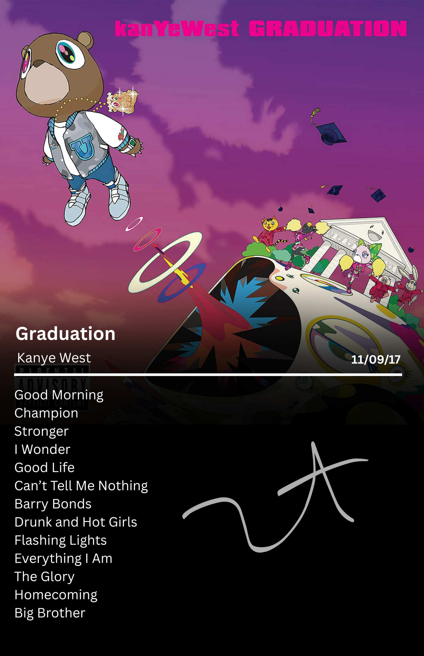 Kanye West - Graduation Album Frame