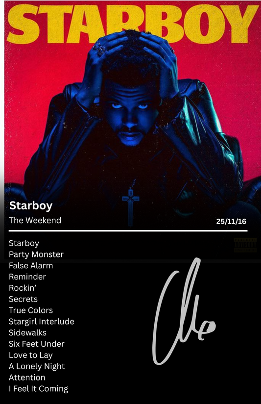 The Weekend - Starboy Album Frame
