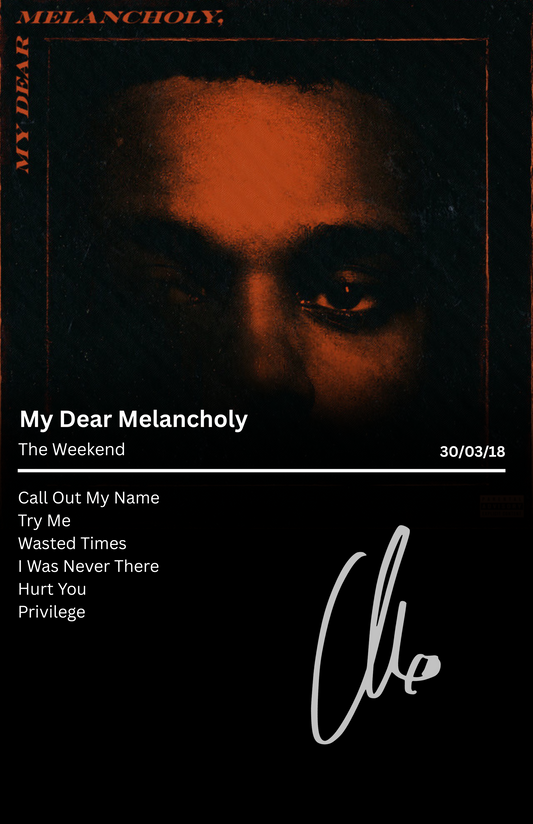 The Weekend - My Dear Melancholy Album Frame
