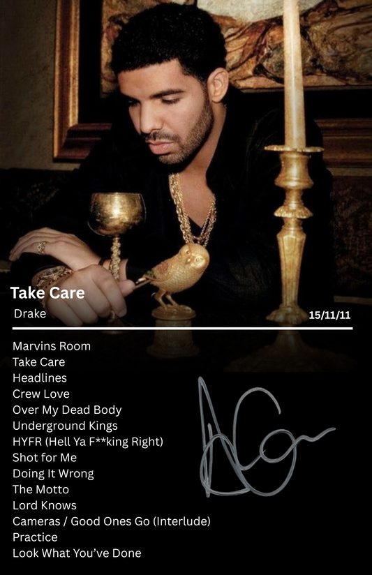 Drake - Take Care Album Frame