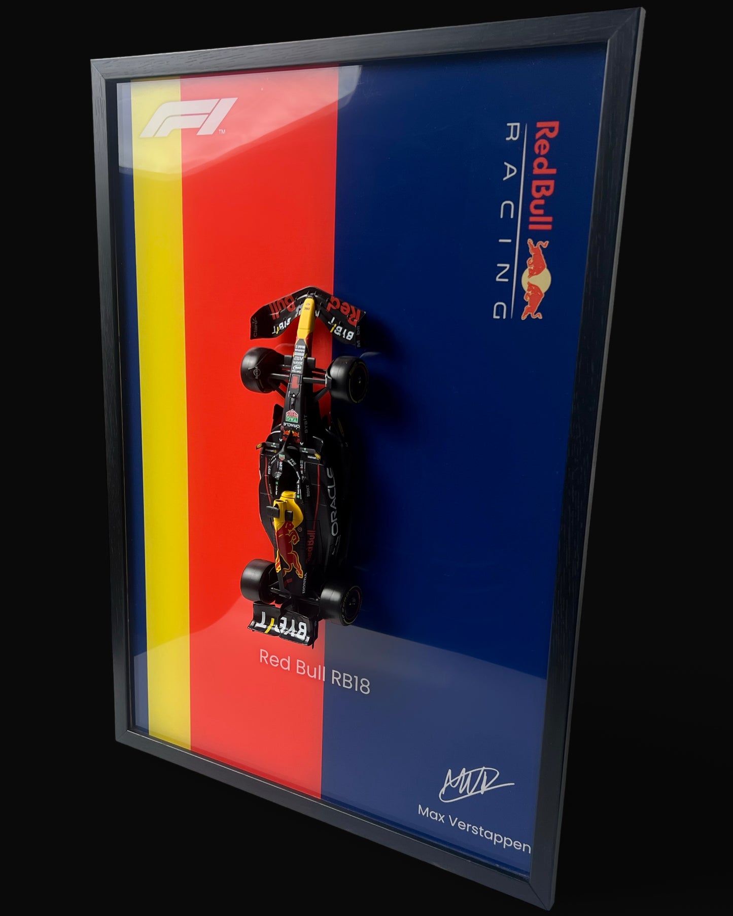 F1 Redbull Car Display Frame x Max Verstappen