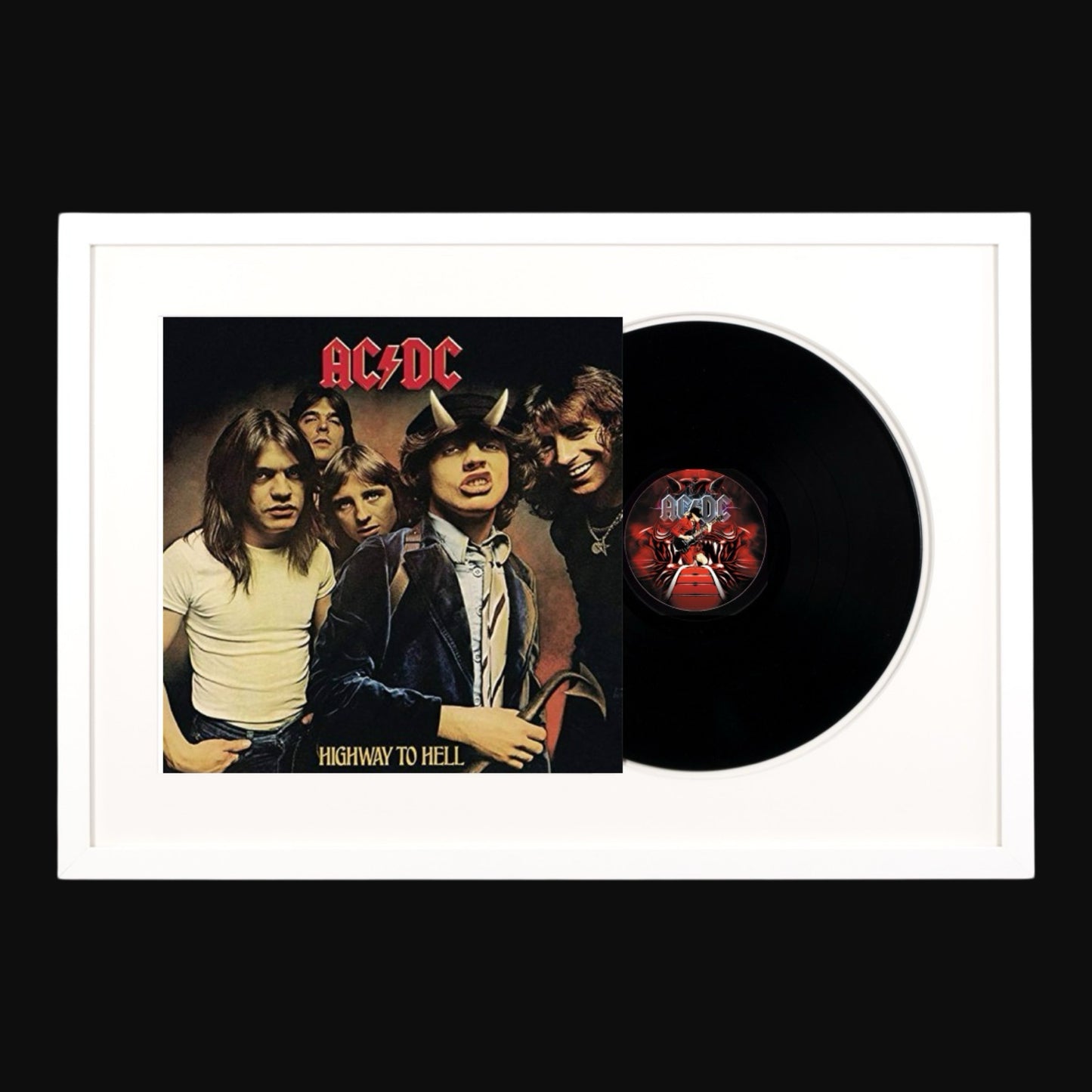 AC/DC - Highway to Hell Vinyl LP Record Frame Art
