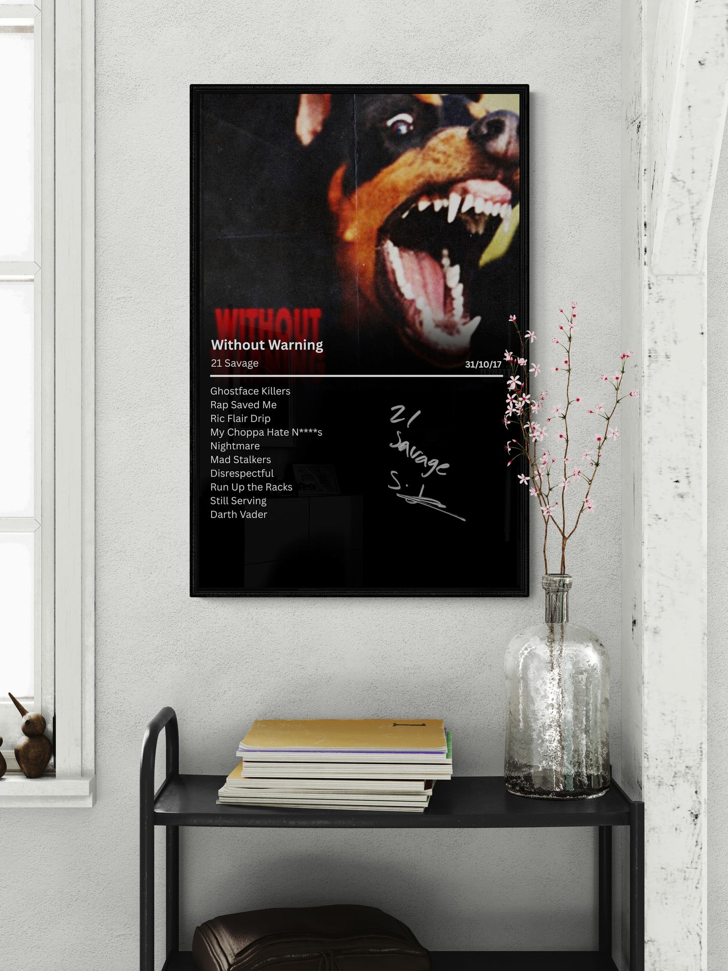 21 Savage - Without Warning Album Frame