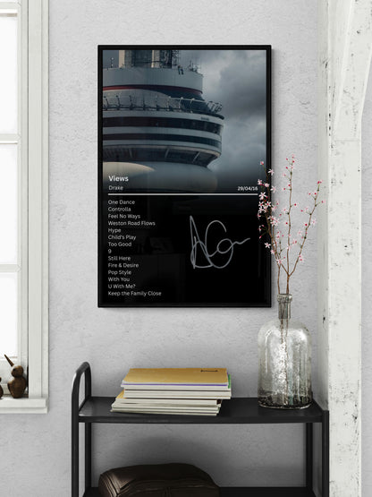 Drake - Views Album Frame