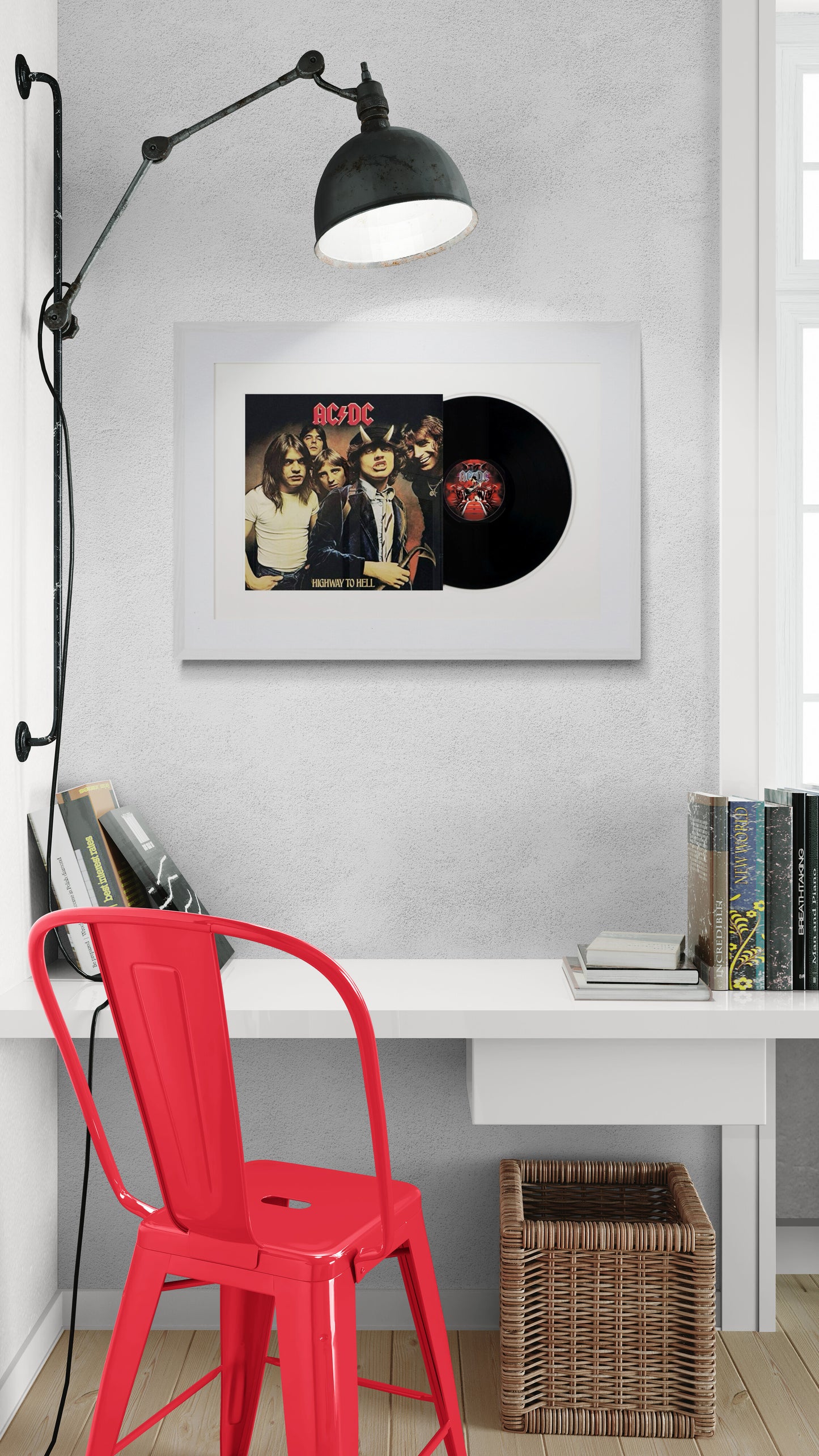 AC/DC - Highway to Hell Vinyl LP Record Frame Art